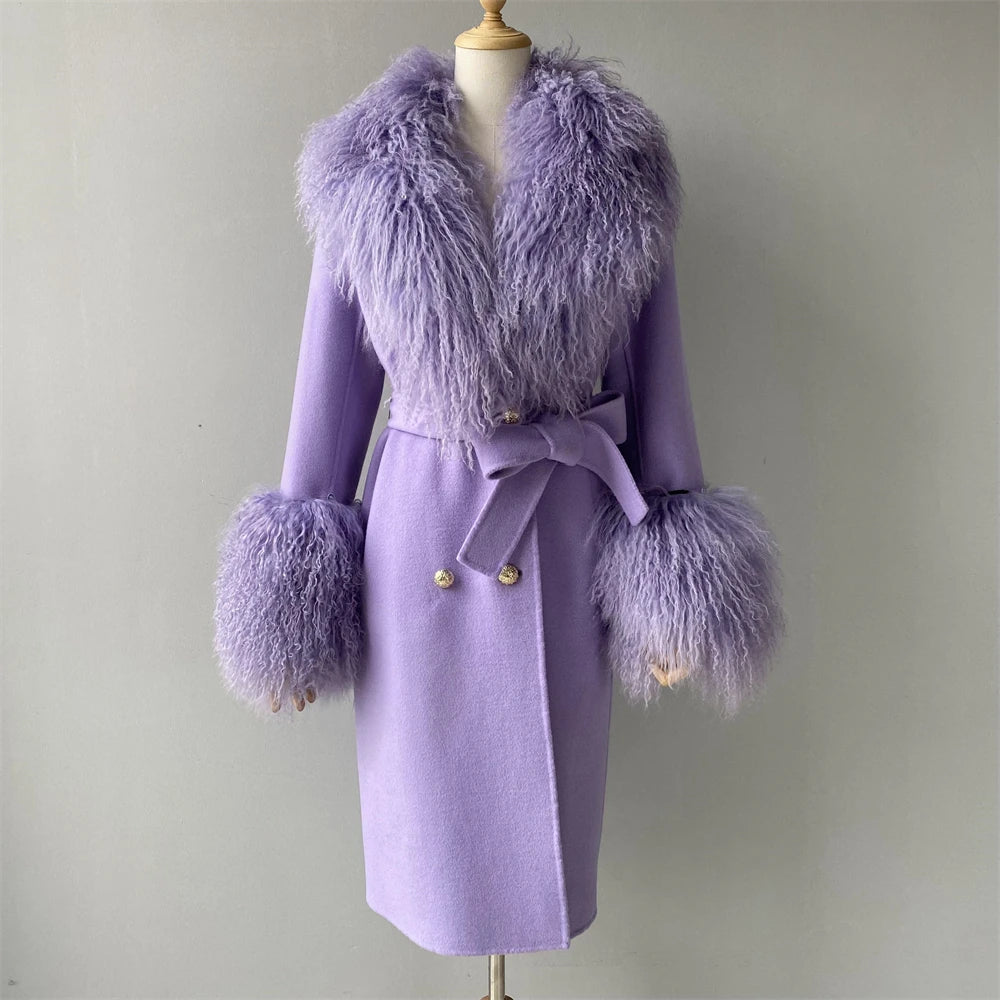 Jxwatcher Wool Cashmere Double-Breasted Coat