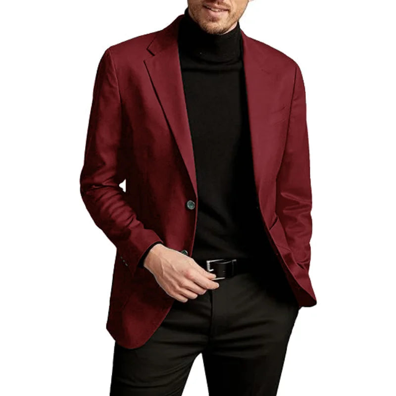 Men's Business Single-Breasted Blazer