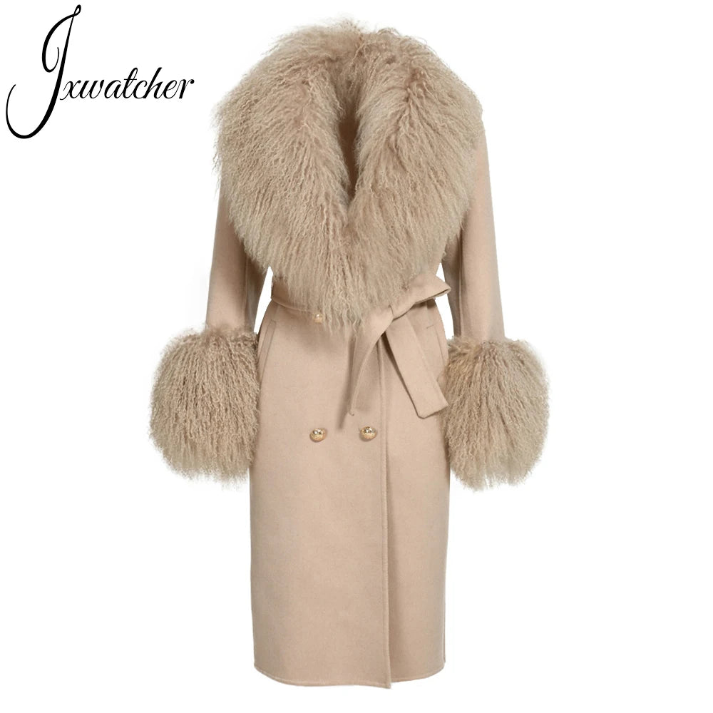 Jxwatcher Wool Cashmere Double-Breasted Coat