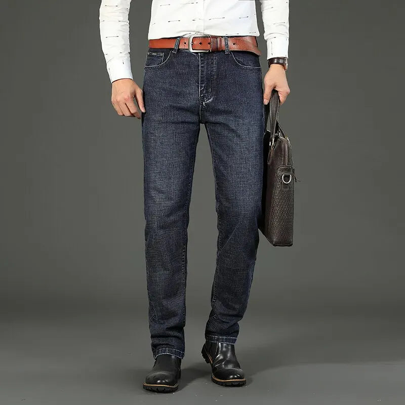 Men's Slim Fit Straight Jeans β Smart Casual Denim