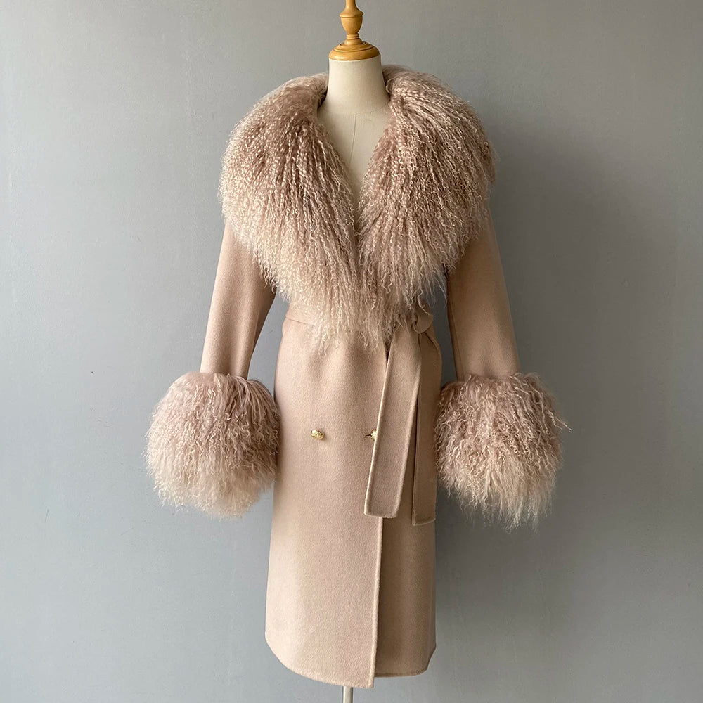 Jxwatcher Wool Cashmere Double-Breasted Coat
