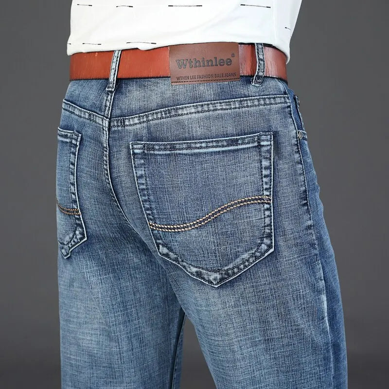Men's Slim Fit Straight Jeans β Smart Casual Denim