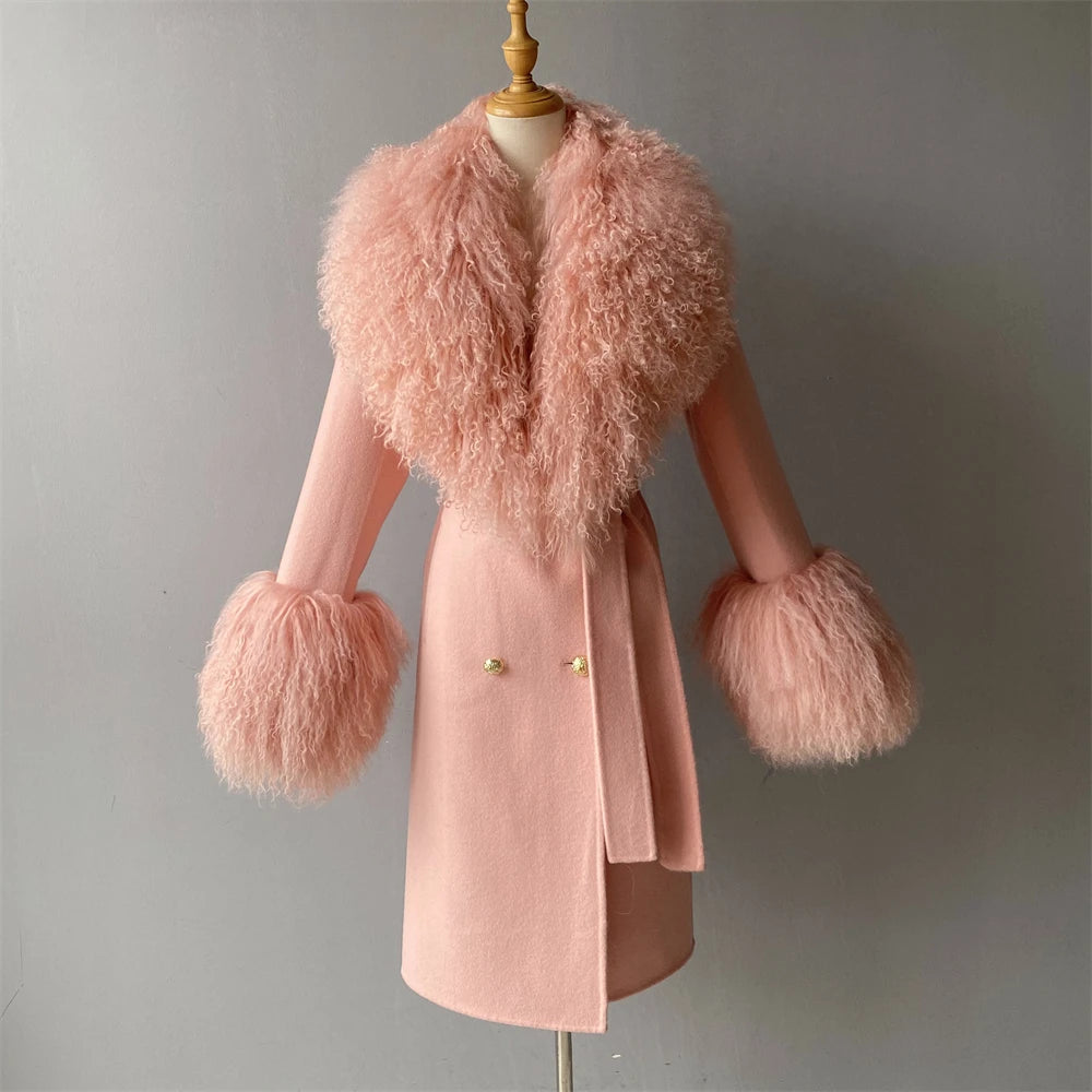 Jxwatcher Wool Cashmere Double-Breasted Coat