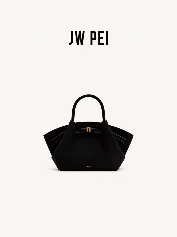 Faux Suede Saddle Tote Handbag – Stylish Shoulder & Handbag