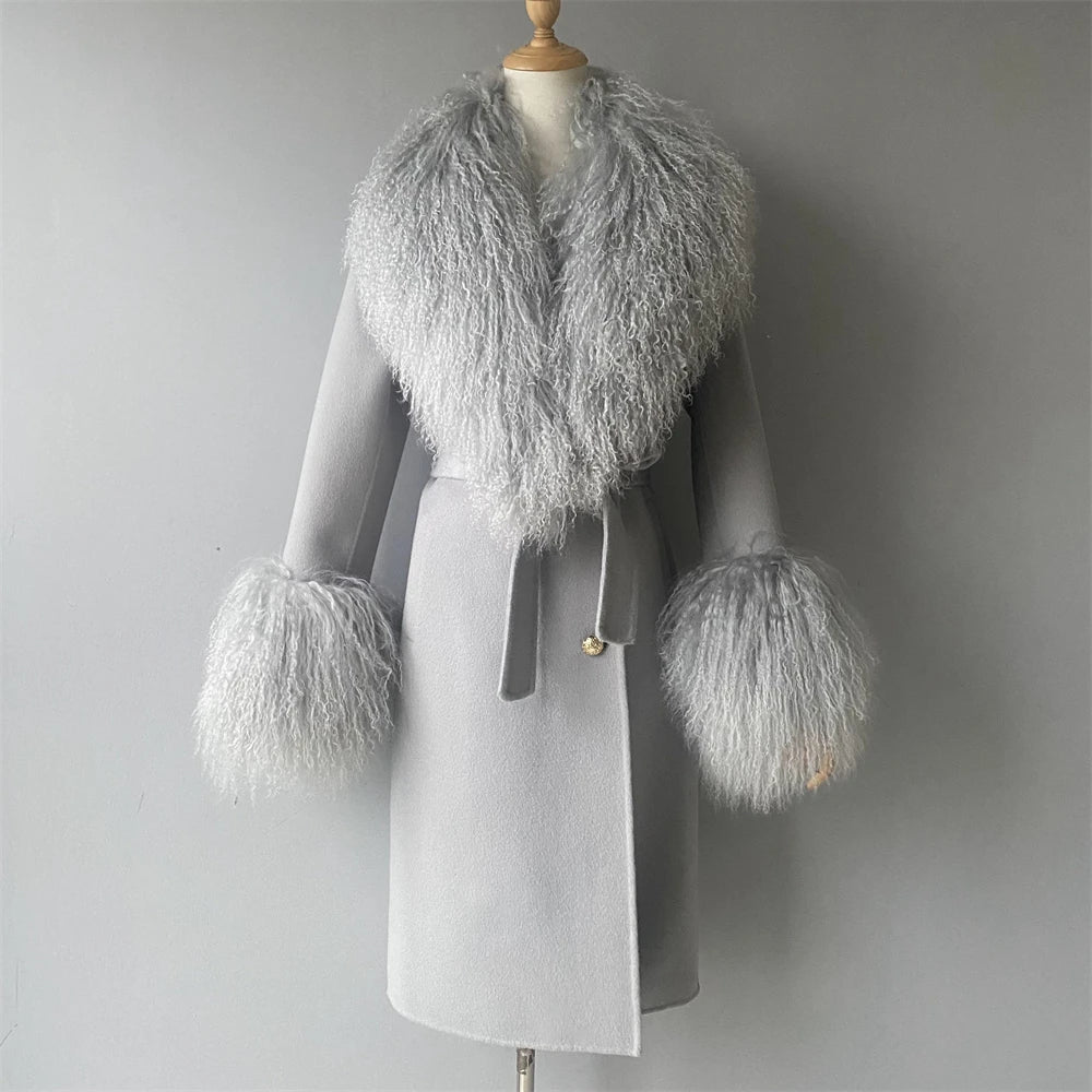 Jxwatcher Wool Cashmere Double-Breasted Coat