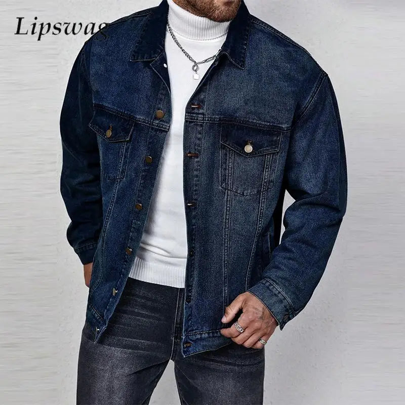 Fashion Jean Jackets Men