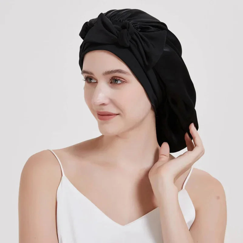 100% Mulberry Silk Sleeping Bonnet for Women