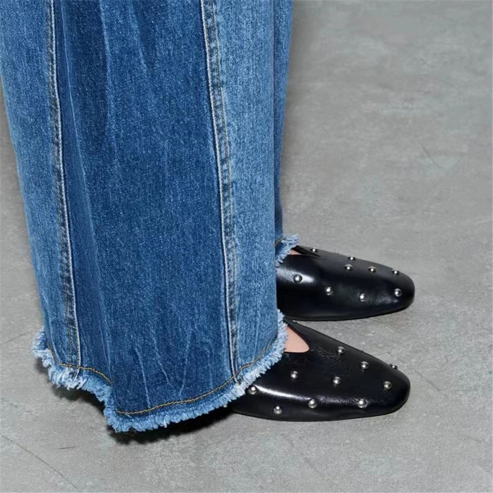 mary Jane Flats Shoes Woman