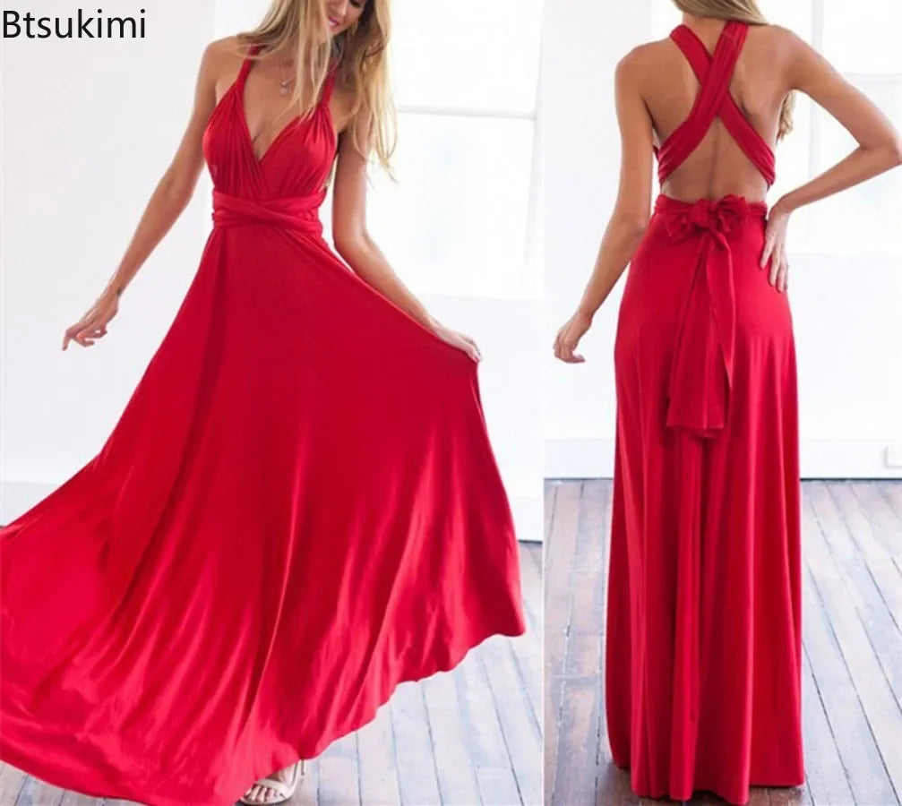 Women's Sexy Long Party Dress Elegant Floor-Length