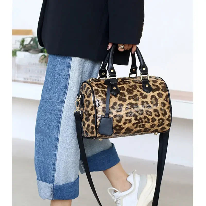 Leopard Women Handbag