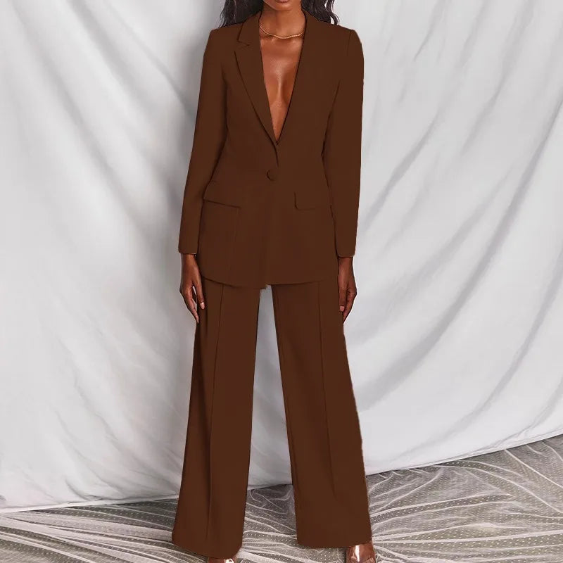 Women's Fit Suit Two-piece Set