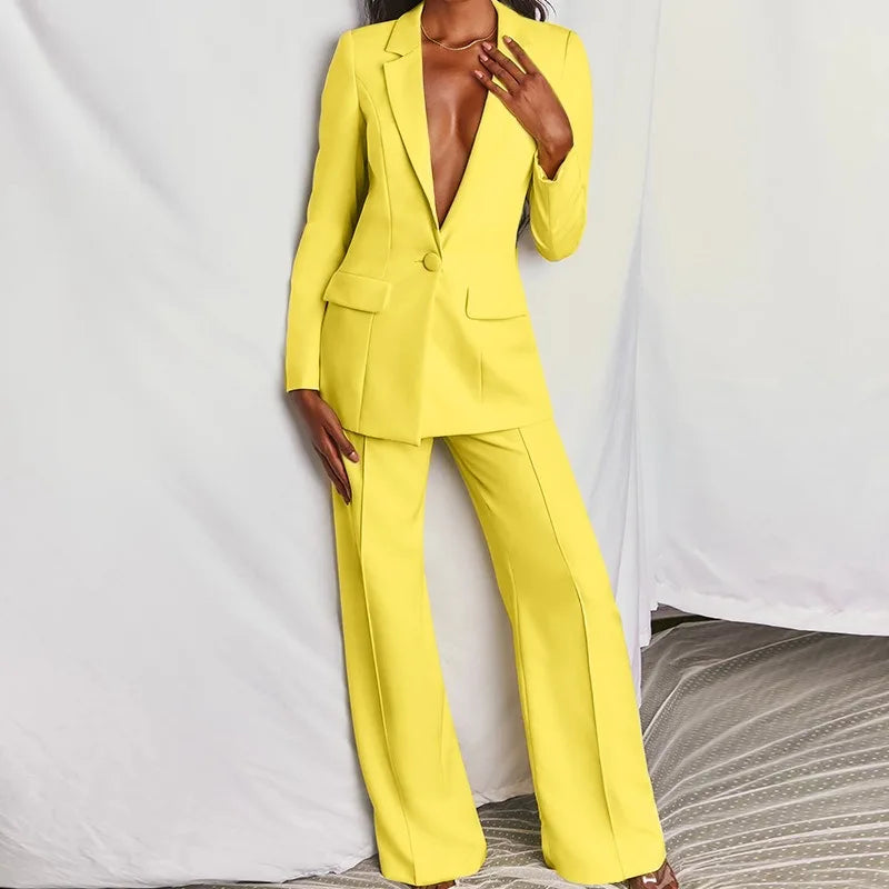 Women's Fit Suit Two-piece Set