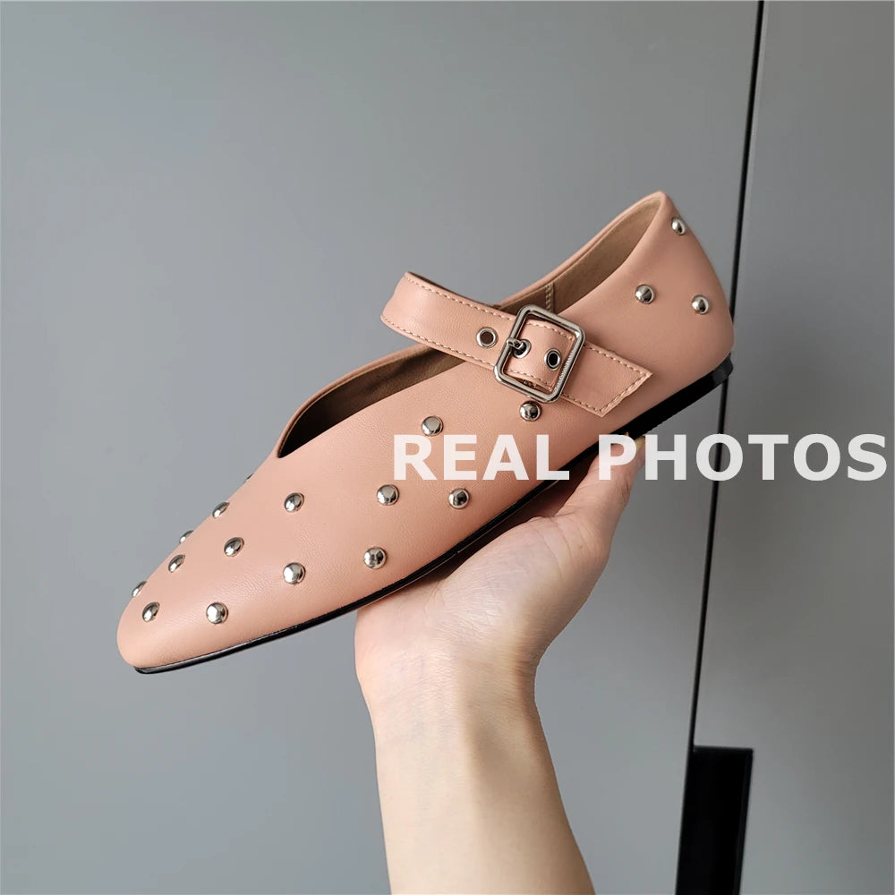 mary Jane Flats Shoes Woman