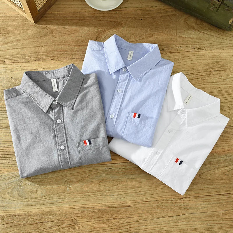 New Classic Casual Shirt for Men Pure Cotton