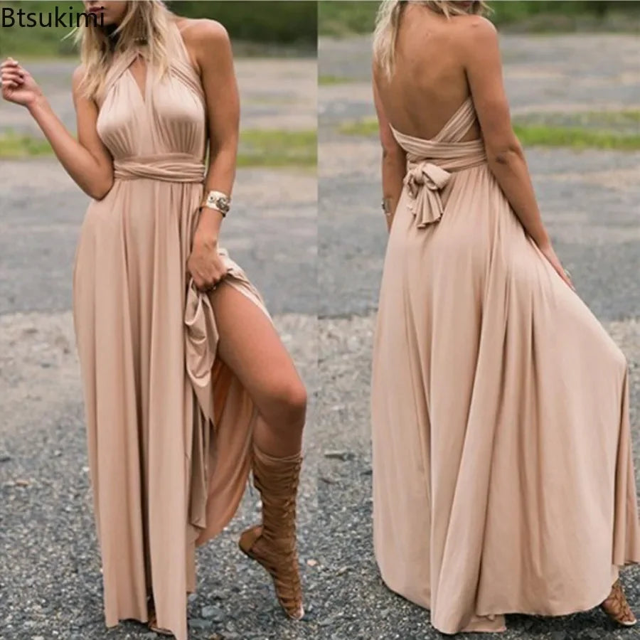 Women's Sexy Long Party Dress Elegant Floor-Length