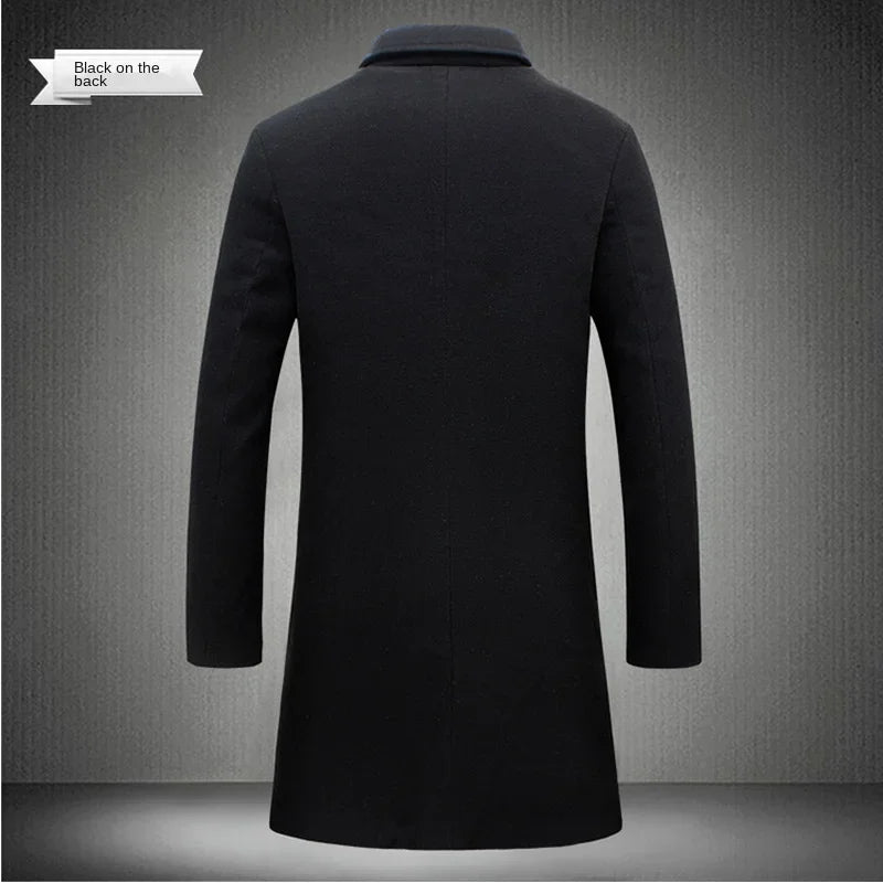 New Long Cotton Coat casual Business