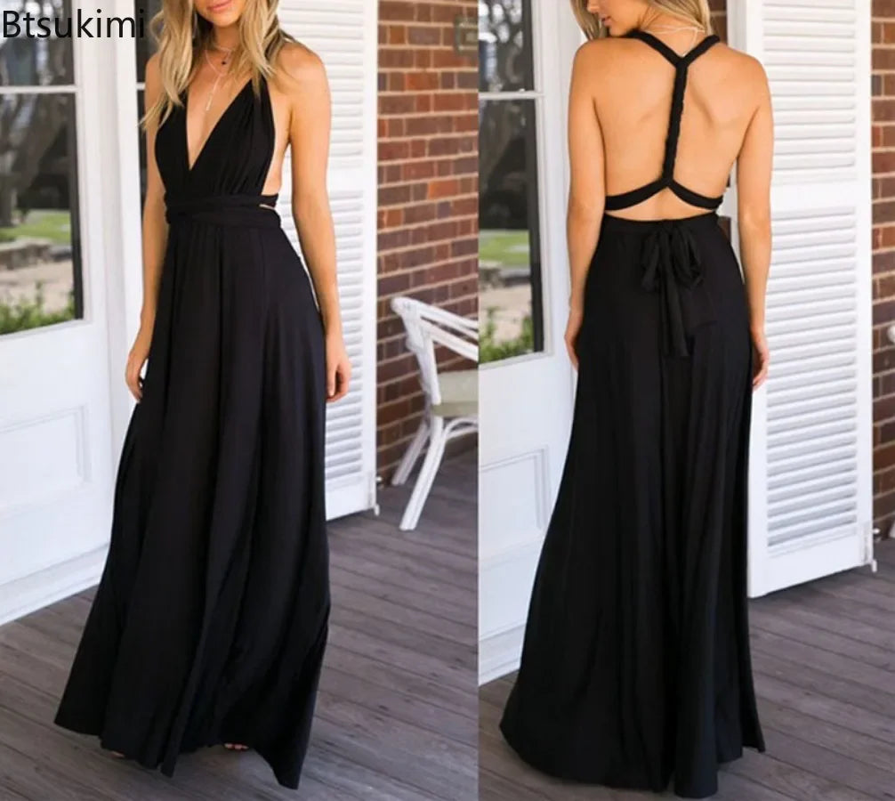 Women's Sexy Long Party Dress Elegant Floor-Length