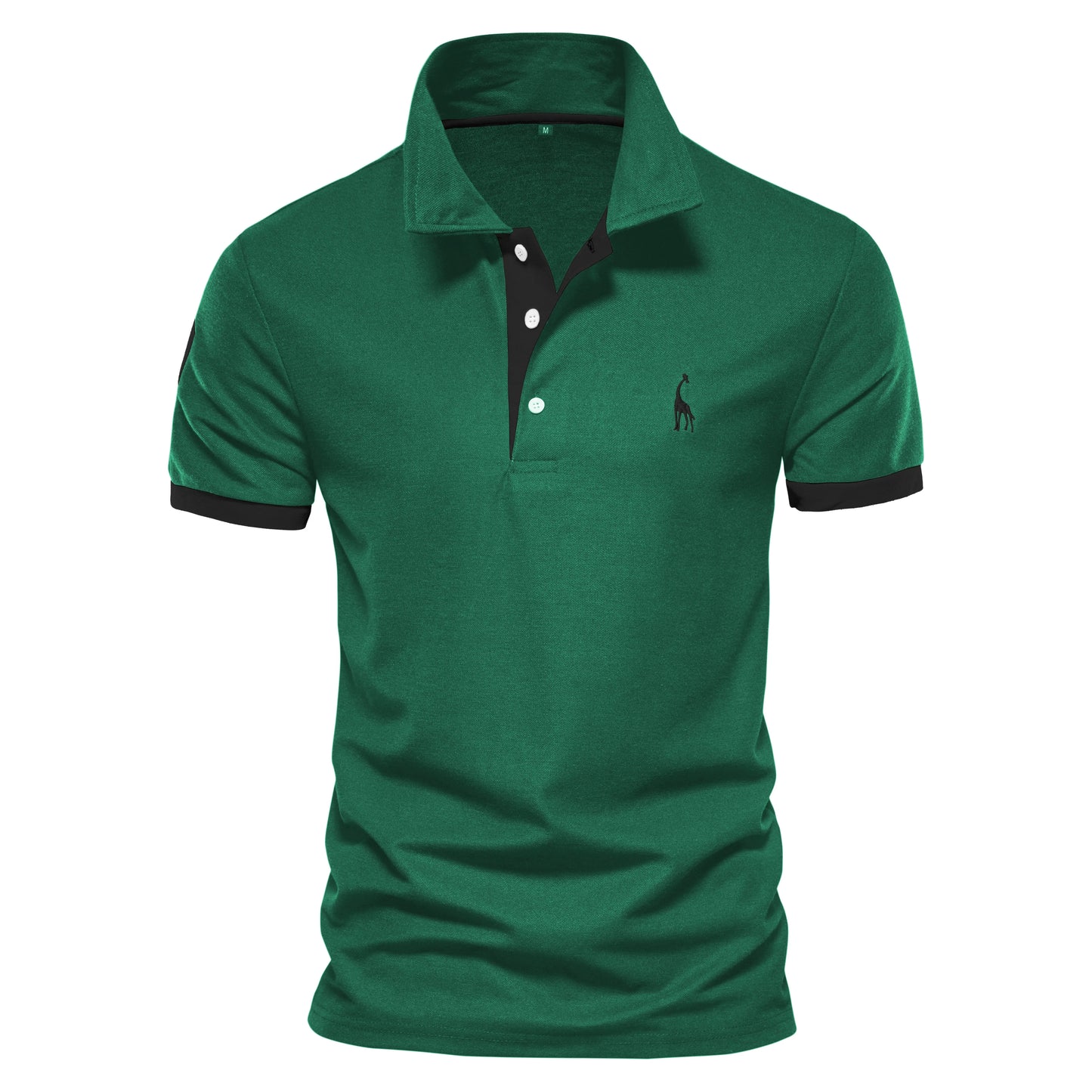 Casual Slim Fit Men's Polo Shirts AIOPESON Embroidery 35% Cotton Solid Color Summer Fashion Brand Clothing