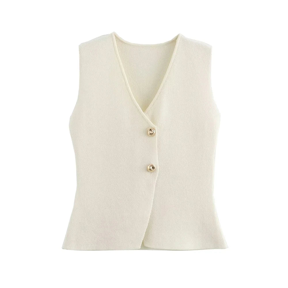 TRAF Knit Waistcoat