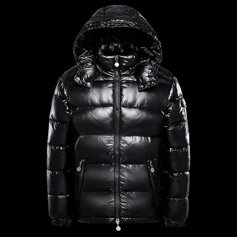 Men's Warm Jacket Shiny Winter