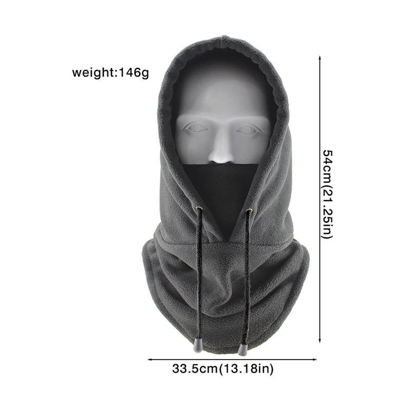 full coverage hooded face warmer